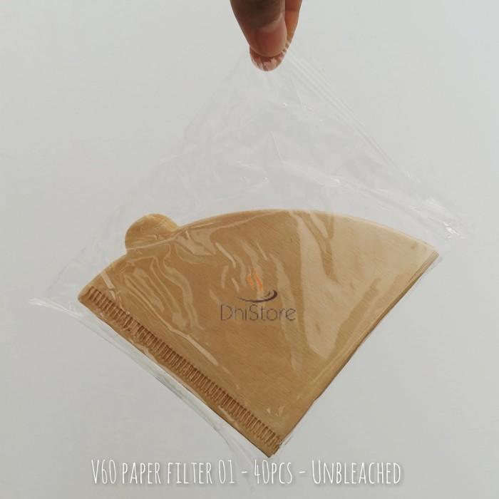 

V60 Coffee Filter Paper - Kertas Kopi V60 Cone Shaped Bottom - Size 01