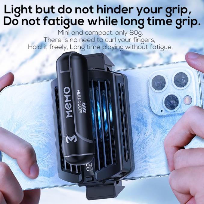 Memo Dl10 Rgb Phone Fun Cooler Phone Mobile Cooler With Battery 2K Mah Terlaris