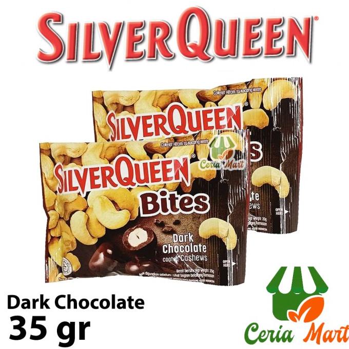 

Coklat SilverQueen Bites 35 gr Dark Chocolate Silver Queen