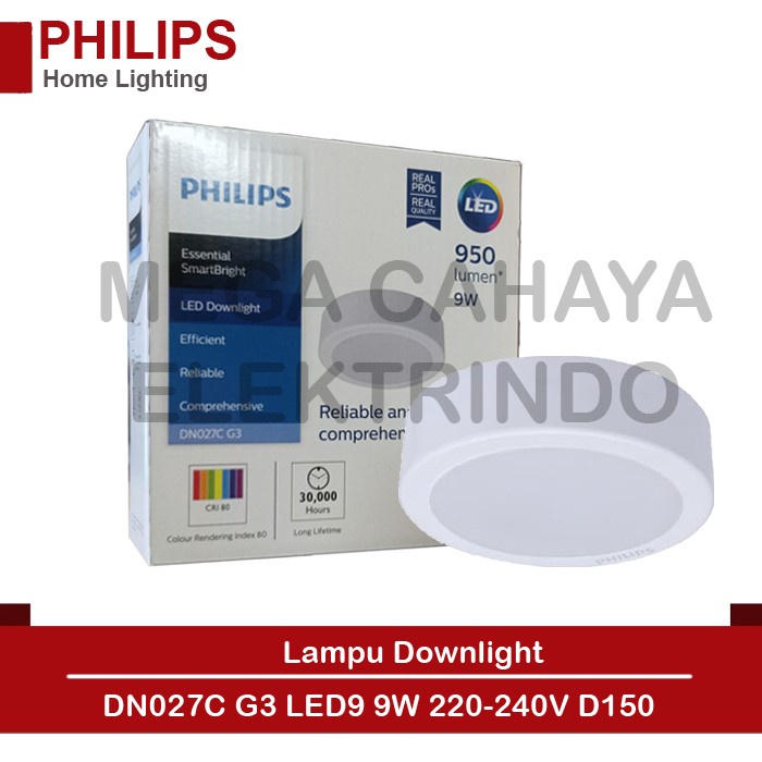 PHILIPS Downlight DN027C LED9 G3 9W