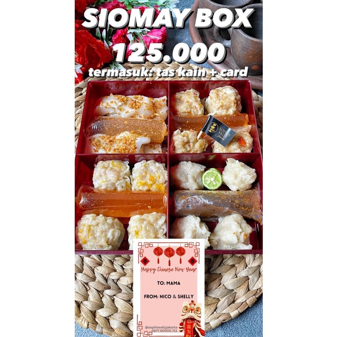 

Best Sales Siomay Box Isi 16 Hampers Imlek / Cny Edition 2023 Pengiriman Cepat