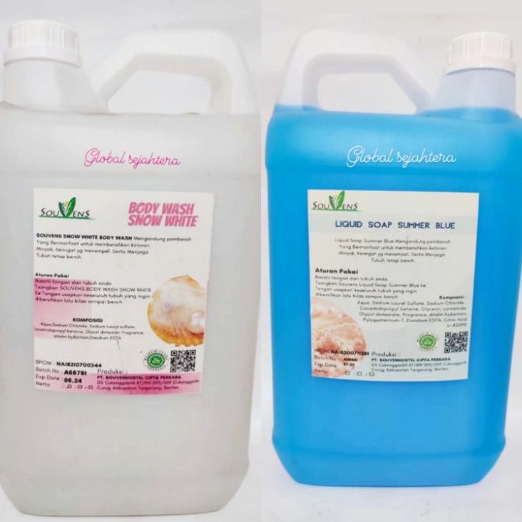 Sabun Mandi Cair 5 Liter / Sabun Mandi Literan Hotel / Bodywash