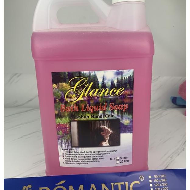 Sabun Mandi Glance By Romantic Hotel 5 Liter Grosir Cair Sabun Badan Muka