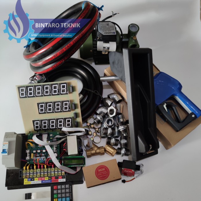 Paket Sparepart Pertamini Pom Mini Digital Super Komplit 1 Nozzel