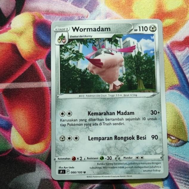 WORMADAM STEEL FREE EVOLINE POKEMON TCG INDONESIA