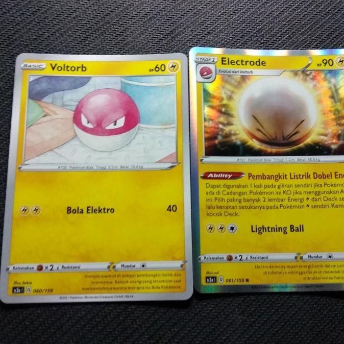 ELECTRODE EVOLINE POKEMON TCG INDONESIA