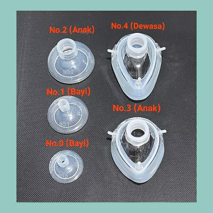 Sungkup Ambu Bag Silikon Bayi/ Anak/Dewasa