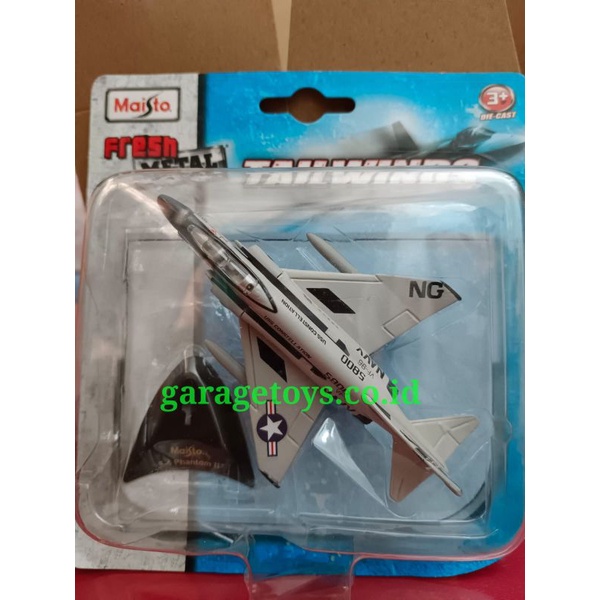 Maisto Tailwinds Diecast Pesawat Helikopter F4 Phantom II