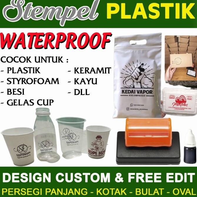 

Stempel Plastik Flash Otomatis / Styrofoam / Mika / Kayu