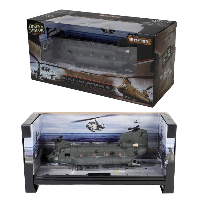 [Original] Helicopter Chinook Mh-47G 160Th Soar Skala 1:72 Forces Of Valor Terbatas