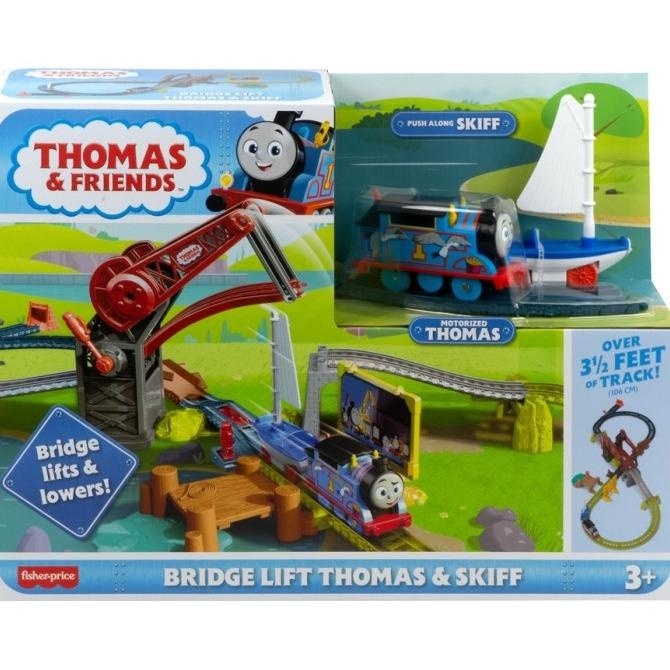Thomas & Friends Bridge Lift Thomas & Skiff Train Set With Motorized
