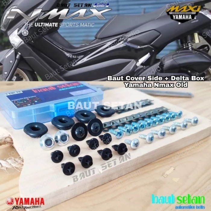 Baut Full Set Body Belakang Yamaha Nmax Old 2015-2019 Original