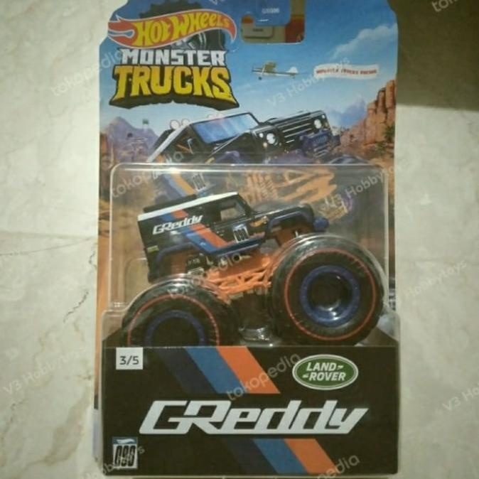 hotwheels monster trucks land rover 90 defender greddy