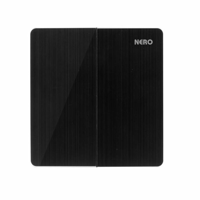 SAKLAR SERI HOTEL NERO TITANIUM BLACK SAKLAR DOUBLE 2WAY HITAM