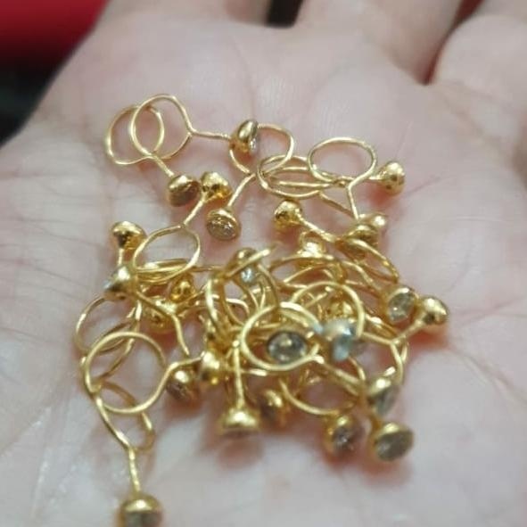 NEW PRODUK ANTING TOGE ANAK BAYI 0,5 GRAM 0,5GR SETENGAH GRAM 700 70% EMAS ASLI 