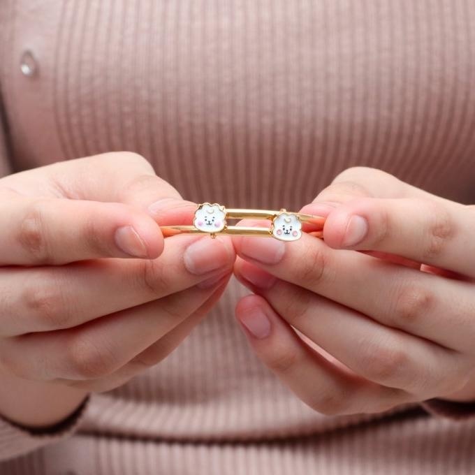 TERBARU MEILYN GELANG KAKU ANAK LAPIS EMAS RJ BT21 BANGLE 0231210345 