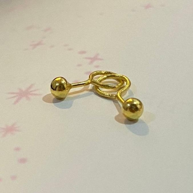 BIG SALE ANTING BAYI EMAS 24 KARAT GIWANG TOGE BABY EARRINGS 1 GRAM 24K 