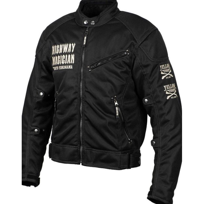 READY STOCK YELLOW CORN YB 3113 BLACK IVORY | JAKET RIDING | ORIGINAL YELLOW CORN 