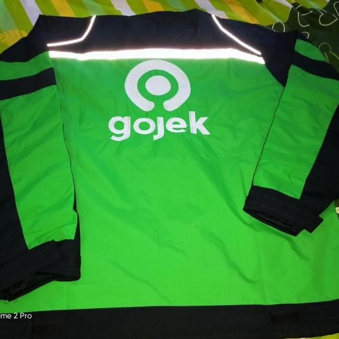 NEW PRODUK JAKET GOJEK LOGO BARU - HIJAU, XL 