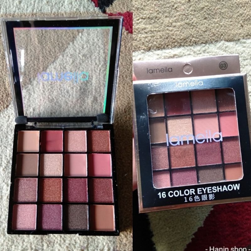 Eyeshadow lameila 16 warna