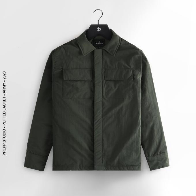 TERBARU JAKET PREPP STUDIO PUFFED JACKET ARMY 
