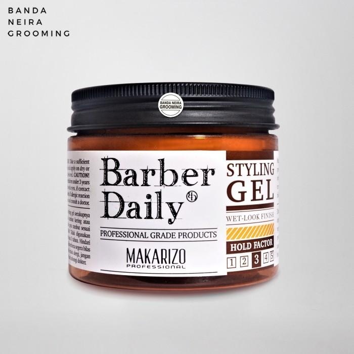Makarizo Professional Barber Daily Wet Look Hair Styling Gel