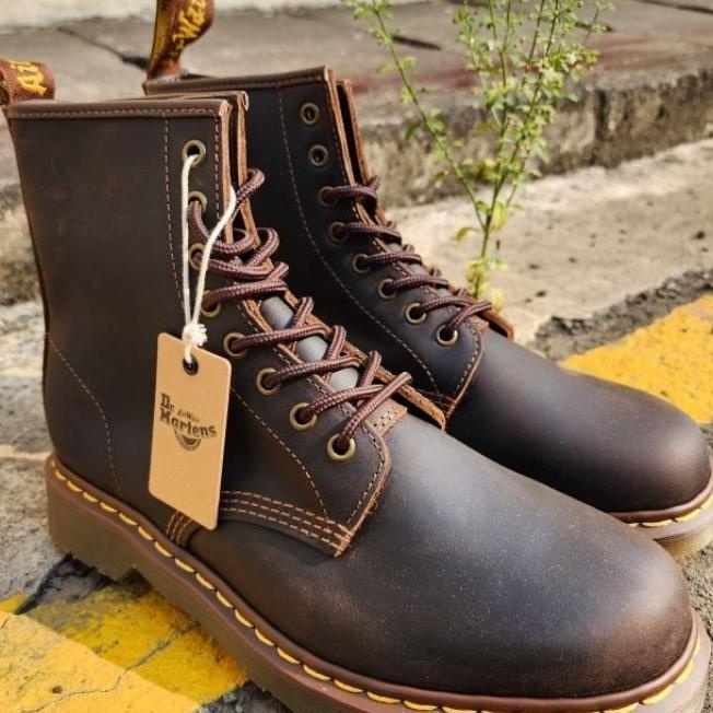 Sepatu Boots Pria Docmar 1460 Gaucho Crazy Horse Leather Pkis