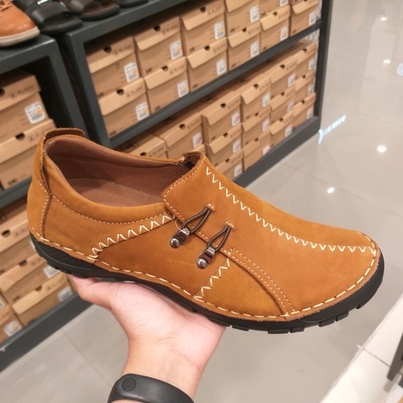 Jim Joker Sepatu Pria Tanpa Tali Bahan Kulit Asli Super Keren Original Brand Matahari