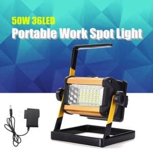 ✅Baru Spot Light 50Watt Outdoor Work Flood Light Camping Fhising Lamp Diskon