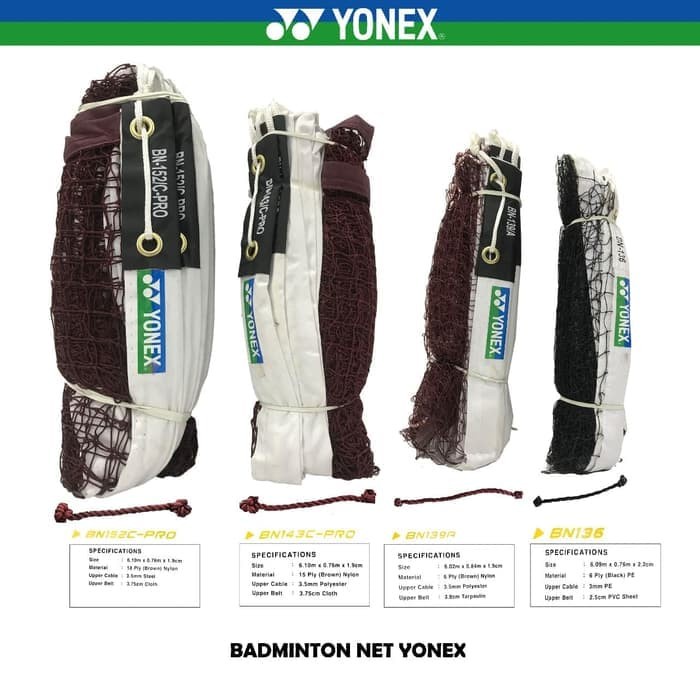 [Original] Net Badminton Yonex Bn 143 C / Net Bulutangkis Yonex Bn 143 C Original Terbatas