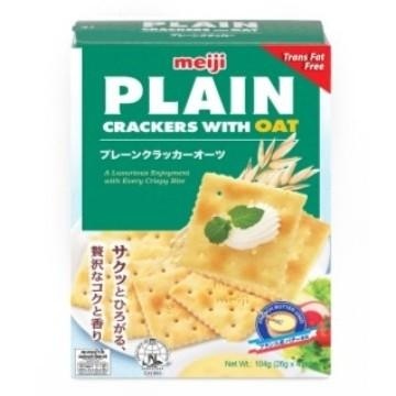 

Meiji Plain Crackers With Oat / Krekers Dengan Oat 104 Gr Best Seller