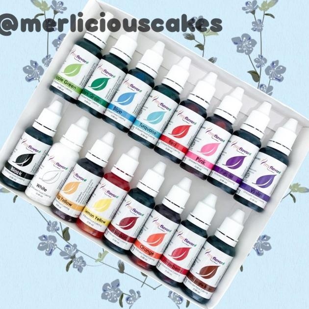 

My Flavor 16 Pcs Oil Food Color Set Food Colour Pewarna Makanan