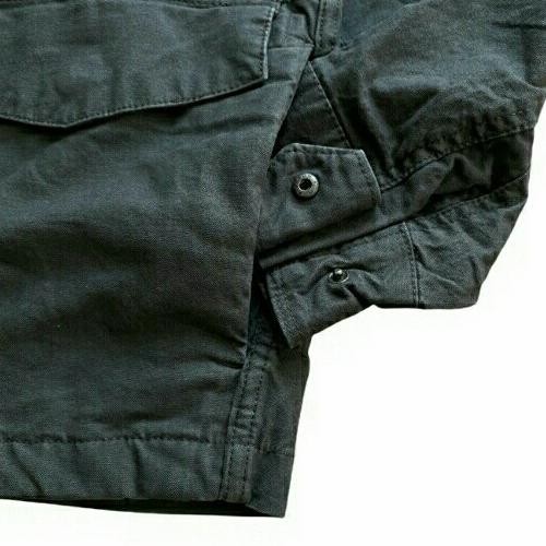 BIG SALE JAKET PARKA PRIA OLD NAVY HIDDEN HOOD CANVAS MILITARY JACKET DARK GREY !!!!!