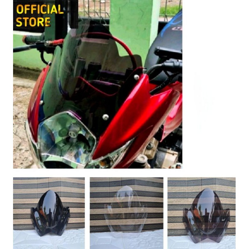 visor satria fu barong old tahun 2011/2012/2013 model jenong mahkota