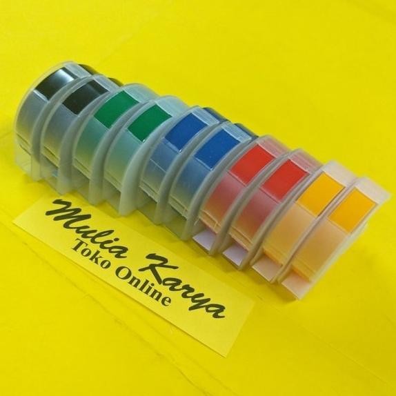 Pita Label Emboss mesin DYMO 1610