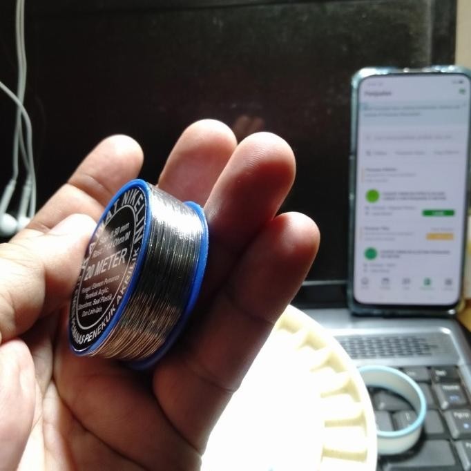 KAWAT NIKELIN ELEMEN PEMANAS 0,50 MM