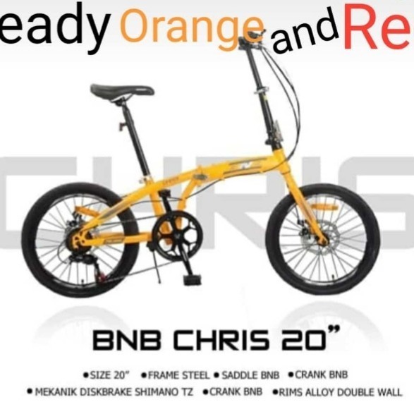 [Original] Sepeda Lipat Bnb 20 Terbaru
