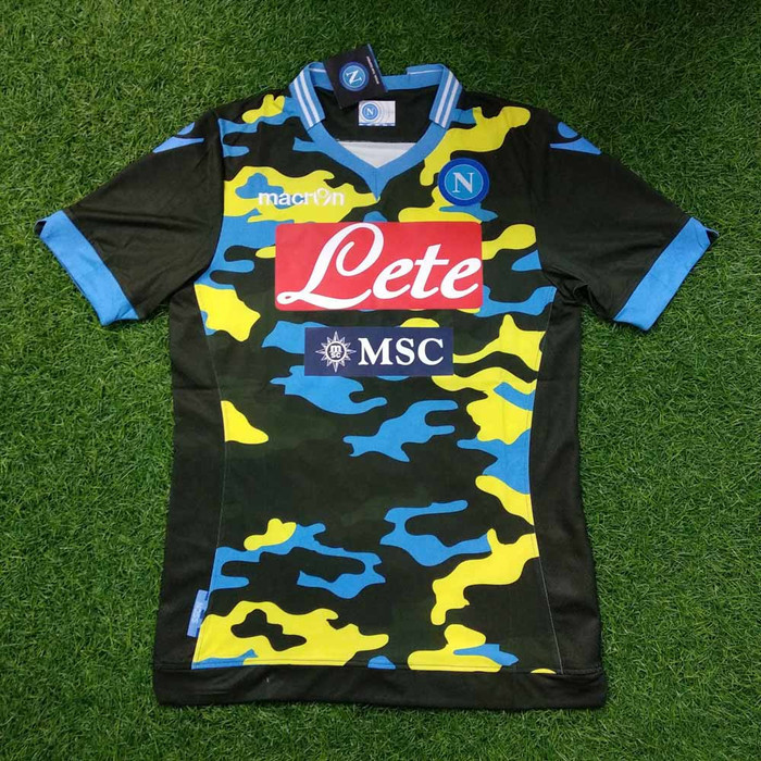 ✅Baru Original Jersey Napoli 2013-14 Fourth Player Issue Baju Bola Asli Terbatas