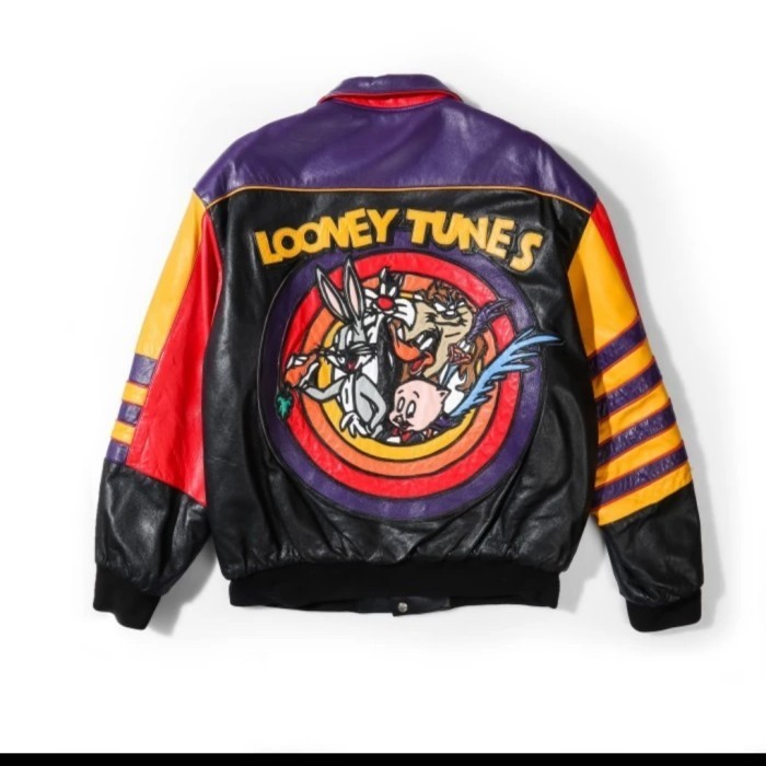 ✅New Jaket Vintagr Looney Tunes Leather Limit3D Edition By Jeff Hamilton Limited