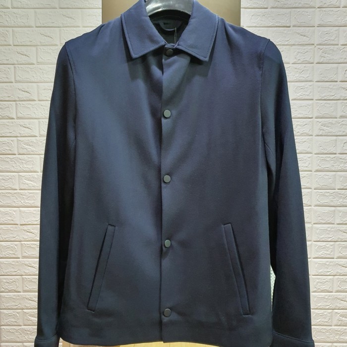 ✅New Jaket Pria Zara Size S Navy Blue Terbaru