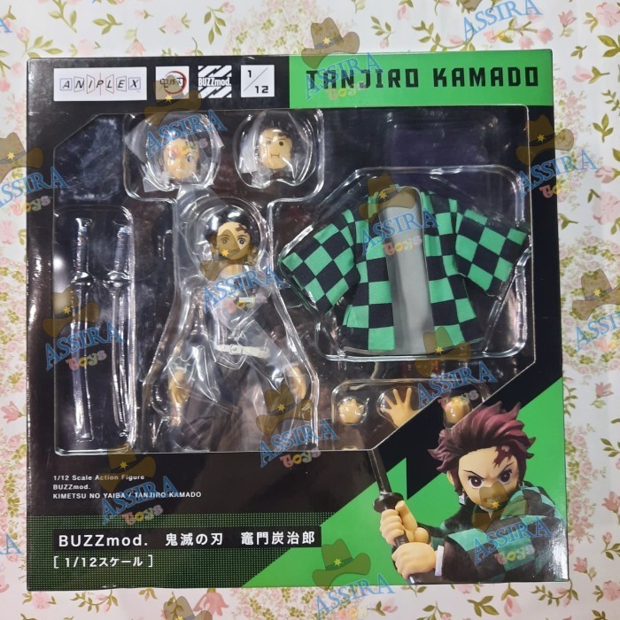 ✅New Buzzmod Tanjiro Kamado Demon Slayer Aniplex Kimetsu No Yaiba Ori Terbatas