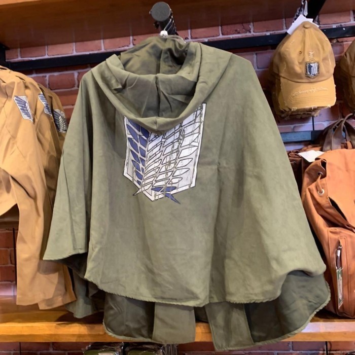 ✅New Attack On Titan Survey Corps Cloak Original Usj All Size Jubah Cosplay Berkualitas