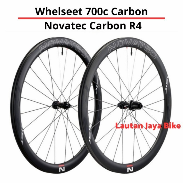 ✅New Wheelset Carbon 700C Novatec R4 Clincher Disc Brake Carbon Limited