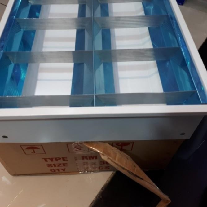 Kap Lampu Neon Rm 2 X 36Watt Panjang 120Cm / Lampu Neon Plafon