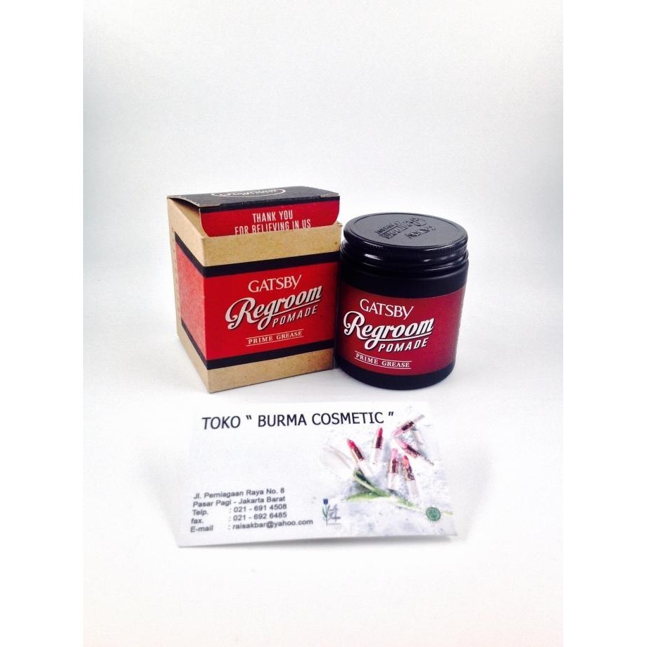 GATSBY REGROOM POMADE 90 GR PRIME GREASE