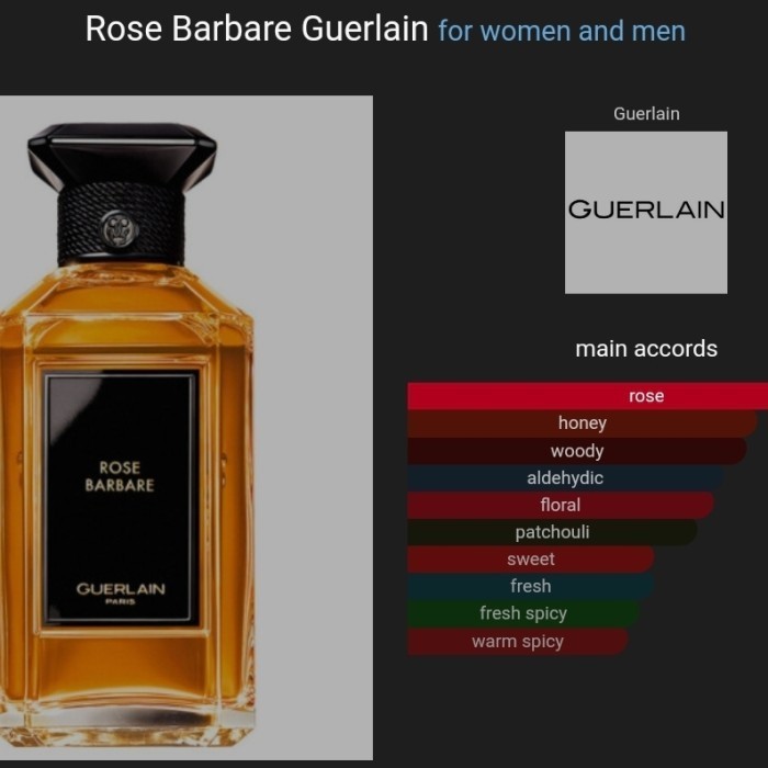 ✅New Ori Parfum Rose Barbare Guerlain Edp Parfume Fragrance Terbatas
