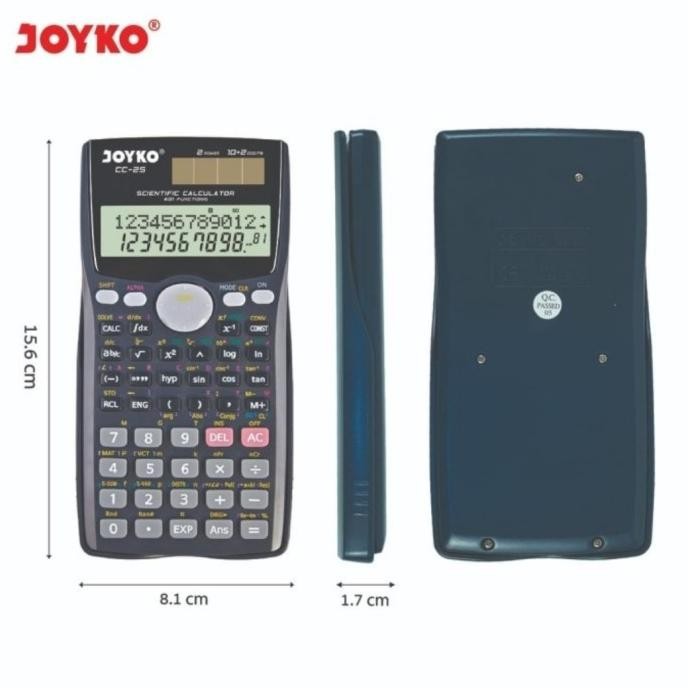 

Special Kalkulator Ilmiah JOYKO CC-25 - Scientific Calculator Mirip FX-991MS !!