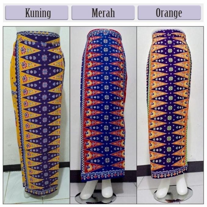 Model Baru rok betawi motif ondel ondel/rok batik betawi 