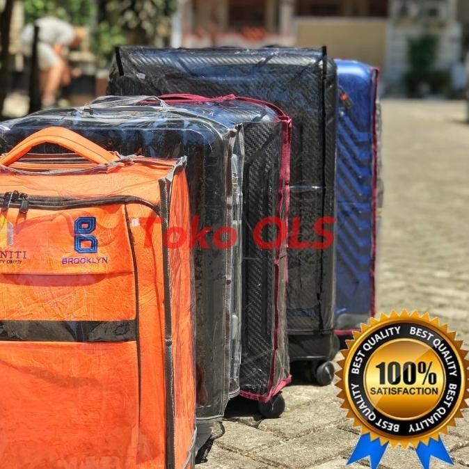 New Sarung koper 20 inch transparan / cover koper 20" / pelindung koper 