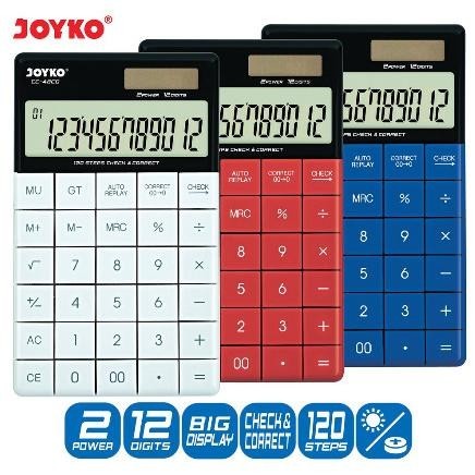 

Terjangkau Kalkulator Joyko CC-48 CO (12 Digits / Check Correct) !